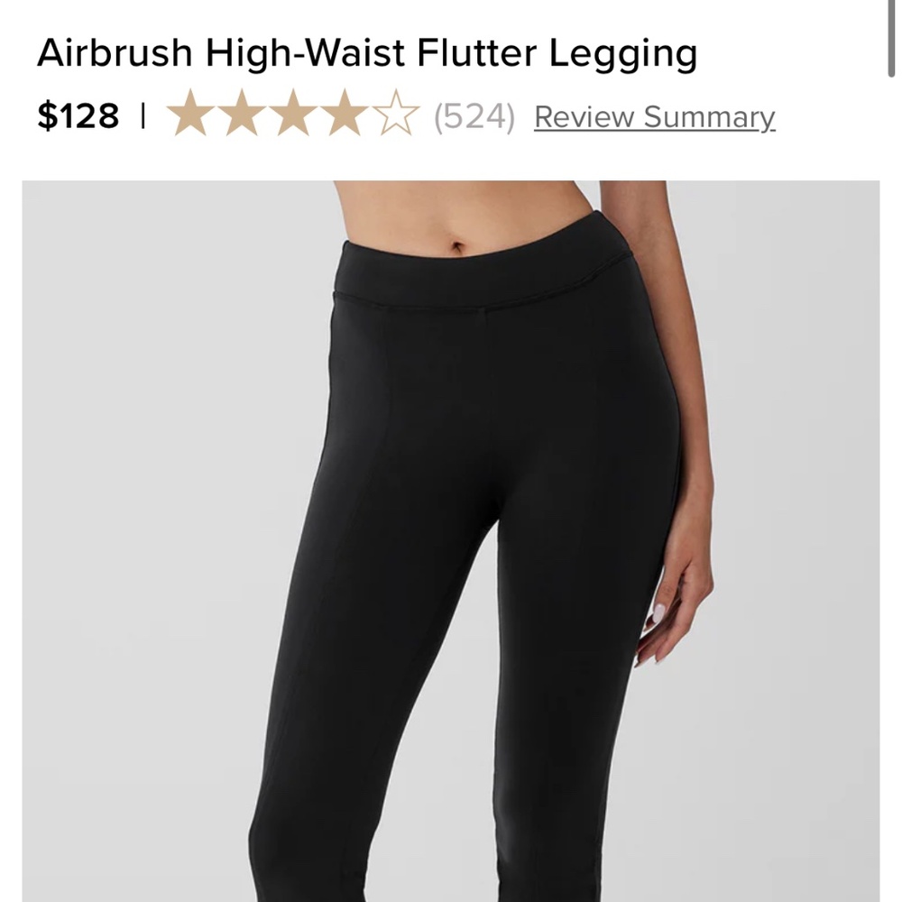Alo flare cut hem yoga pants